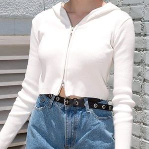 Brandy Melville Arden Crop hoodie